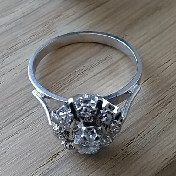 Witgouden ring