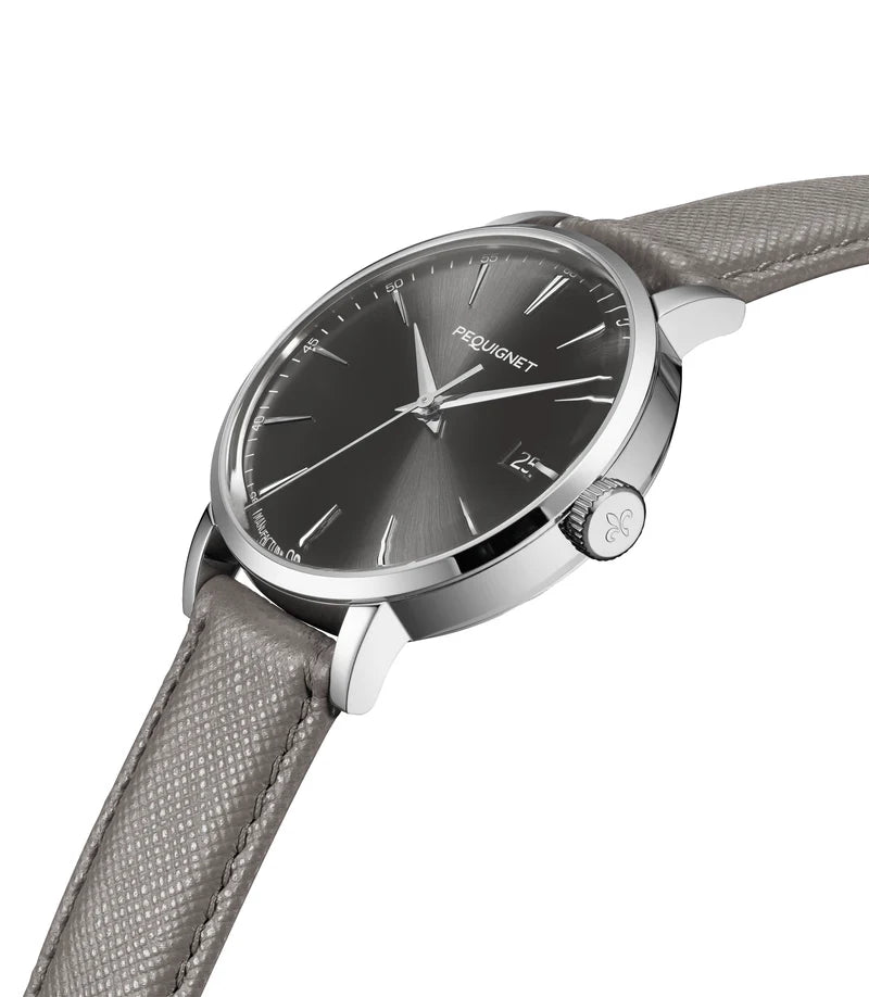 Estuary Grey Attitude Watch Sunray dark grey dial - 34 mm