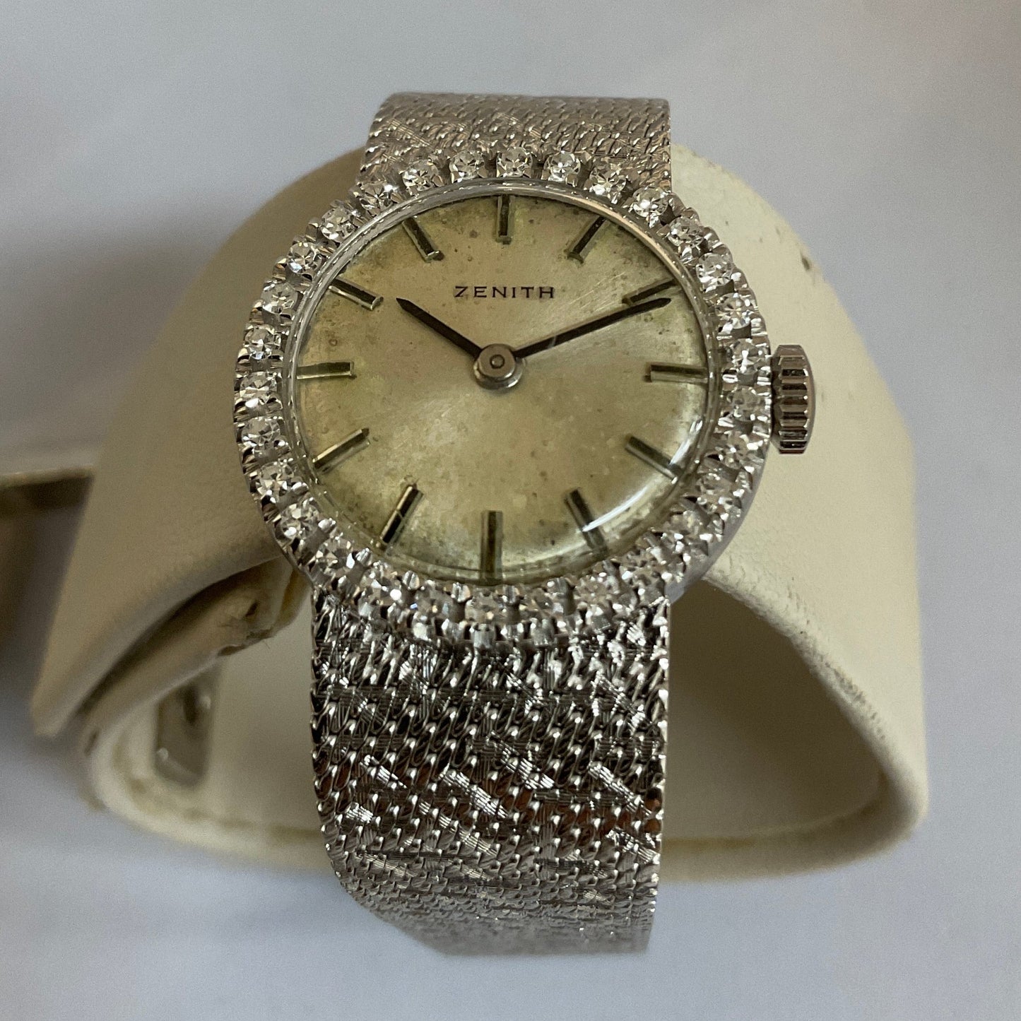 Zenith 1110 - witgoud met diamanten