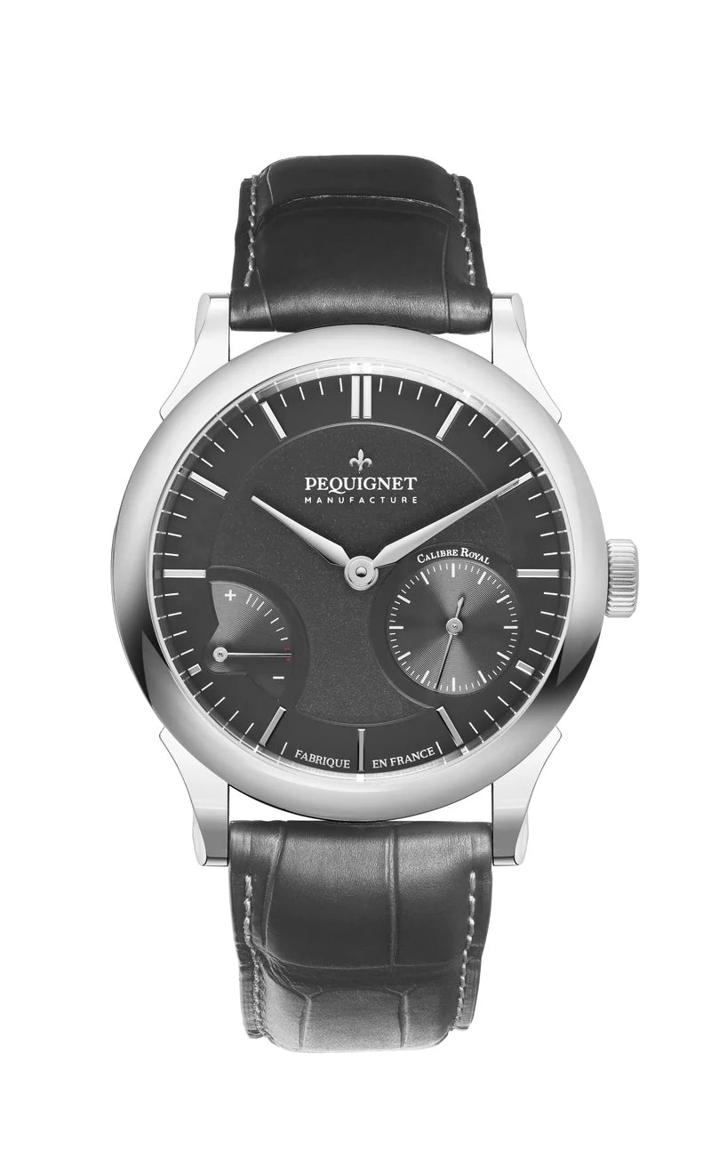 Royale Paris watch Charcoal grey dial, power reserve 9007143 AN