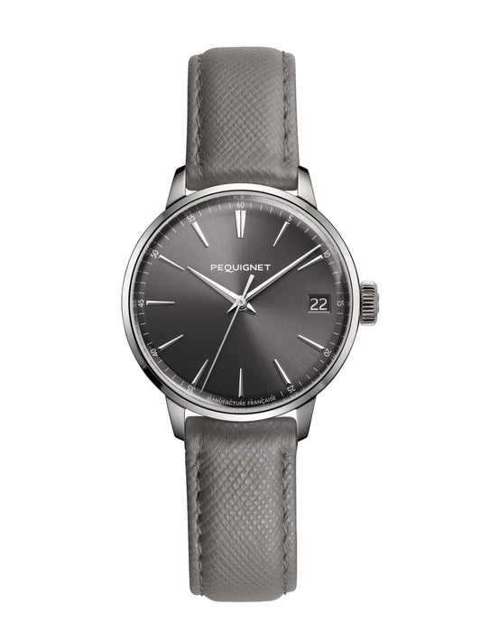Estuary Grey Attitude Watch Sunray dark grey dial - 34 mm
